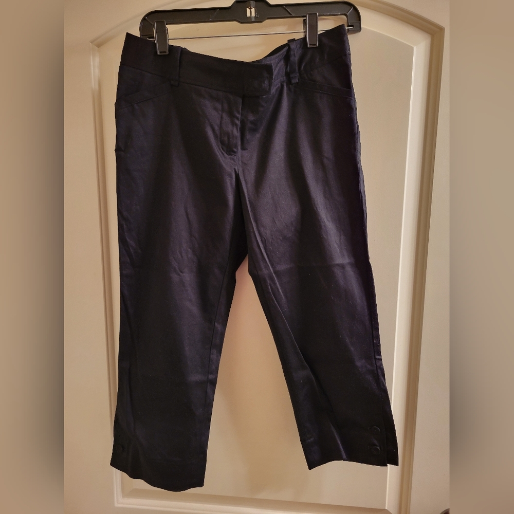 The Limited Drew Fit Black Ankle Pants
